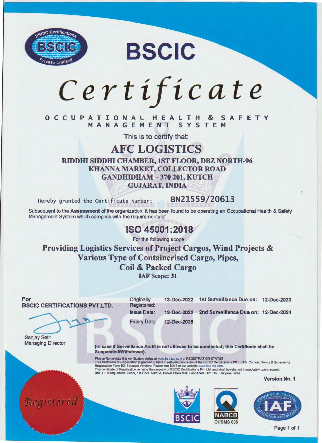 Certificate 3