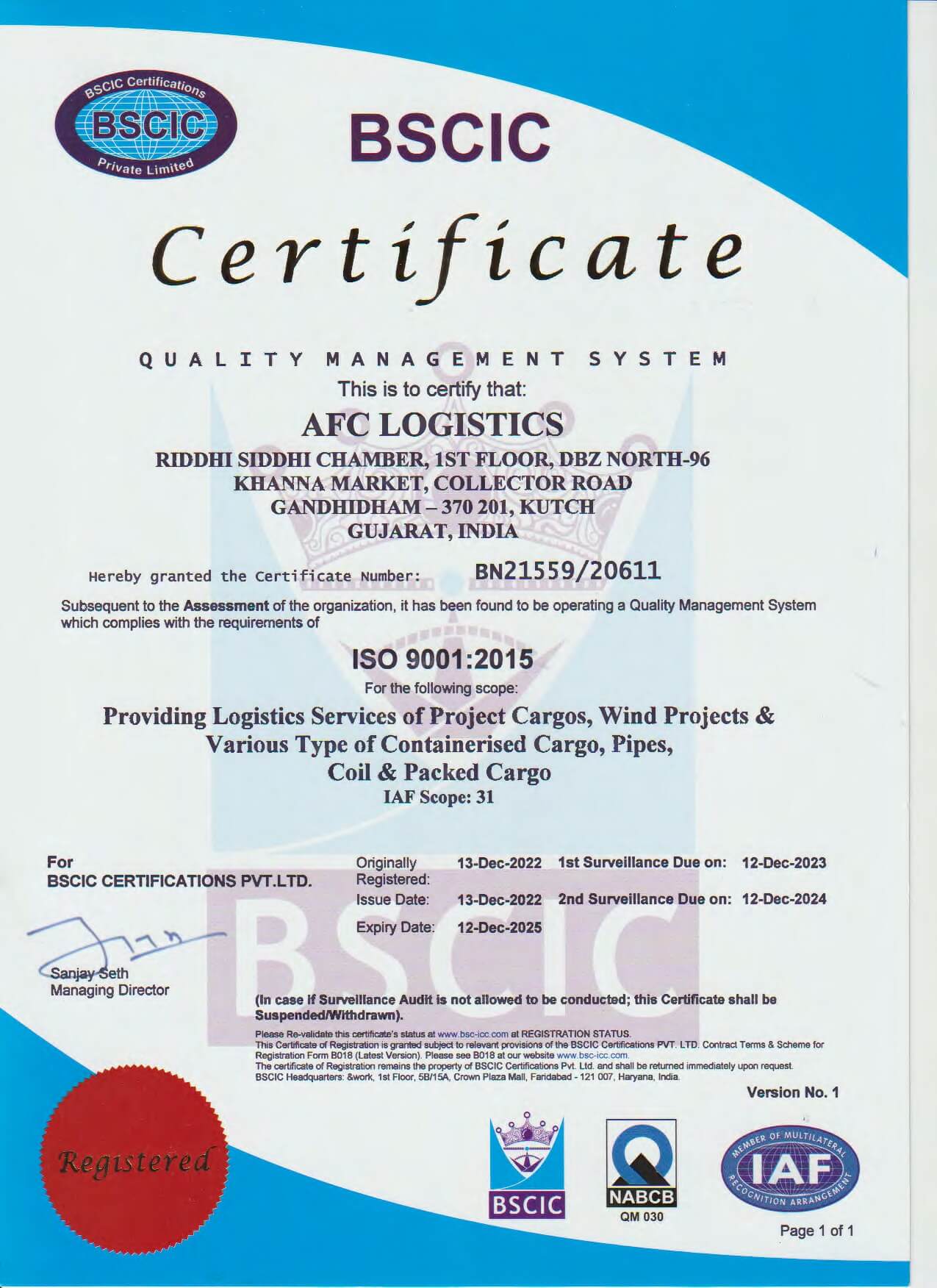 Certificate 2